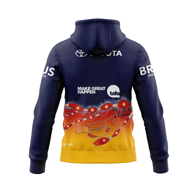 NRL North Queensland Cowboys 2024 Indigenous Zipper Hoodie