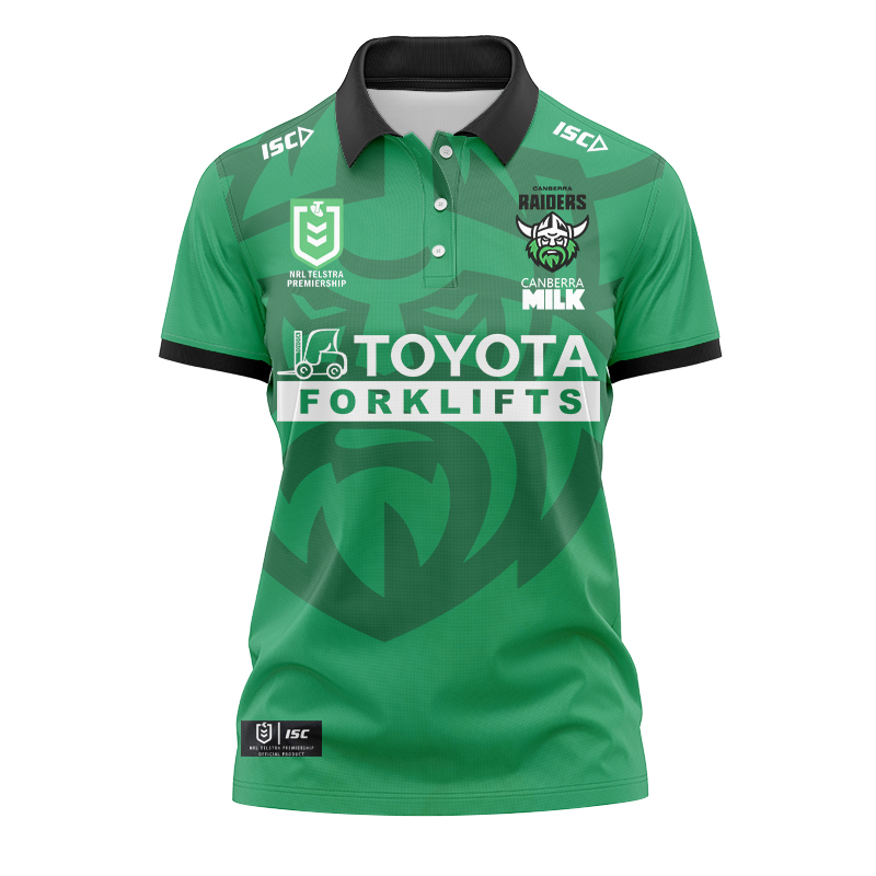 Women's NRL Canberra Raiders 2024 Alternate Polo Shirt