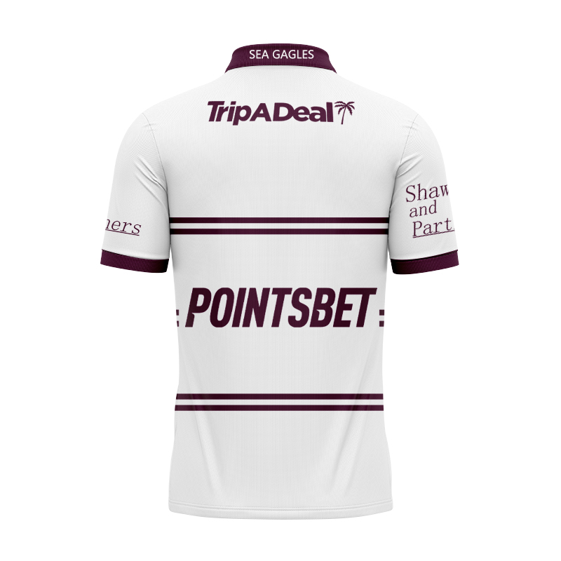 NRL Manly Warringah Sea Eagles 2023 Away Polo Shirt