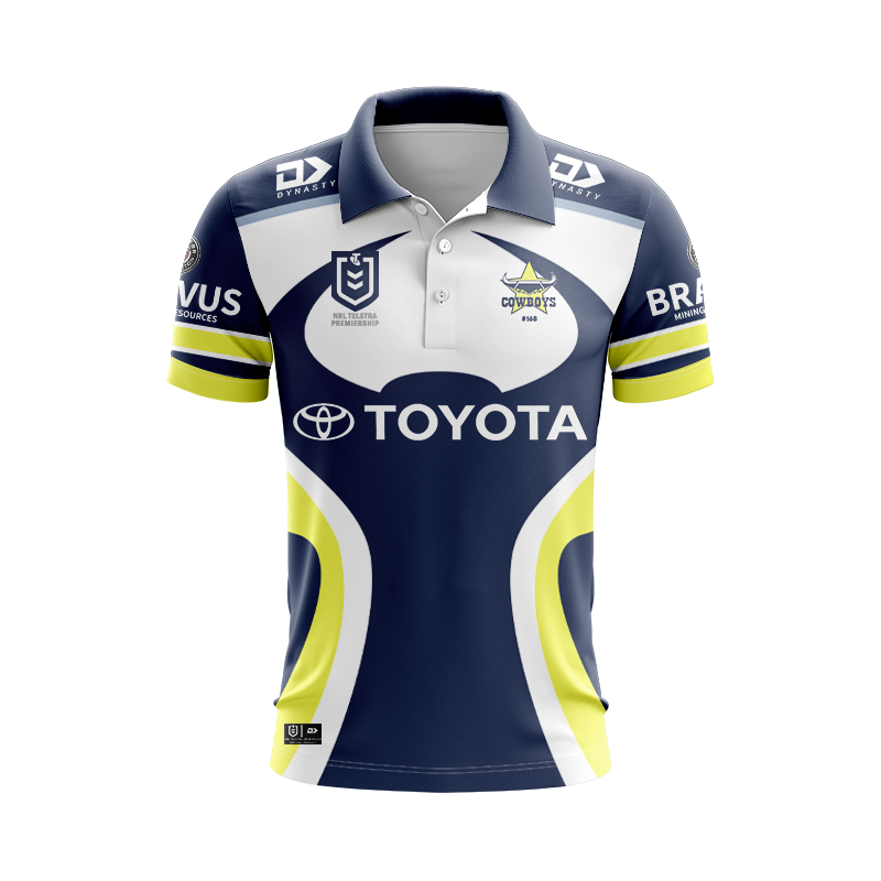 NRL North Queensland Cowboys 2024 Charity Polo Shirt
