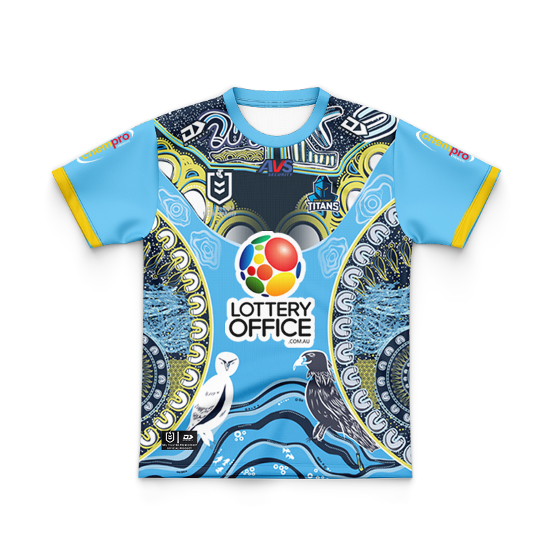 Kid's NRL Gold Coast Titans 2024 Indigenous Jersey