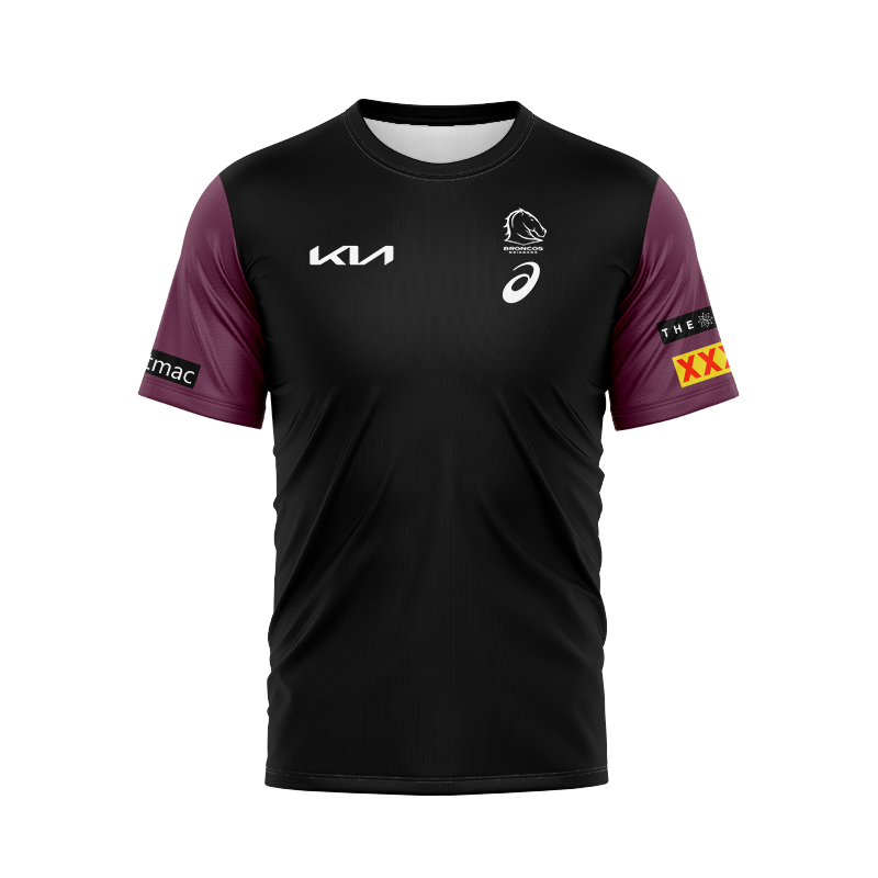 NRL Brisbane Broncos 2024 Black Team Jersey