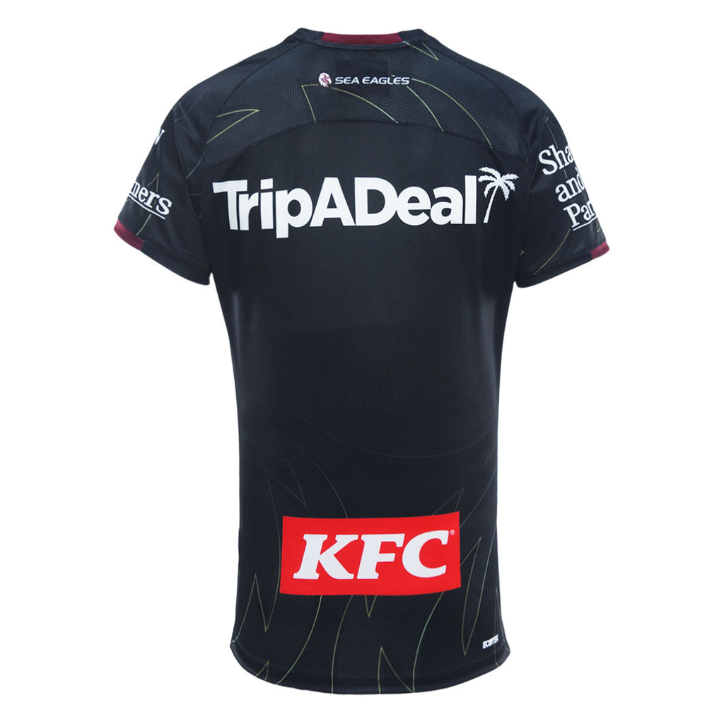 NRL Manly Warringah Sea Eagles 2025 Black Training Jersey