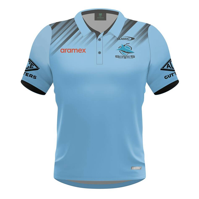 NRL Cronulla-Sutherland Sharks 2024 Players Polo Shirt