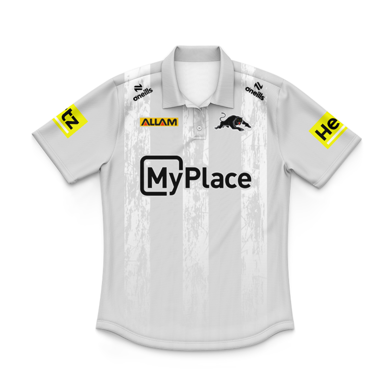 Kid's NRL Penrith Panthers 2025 Light Training Polo Shirt