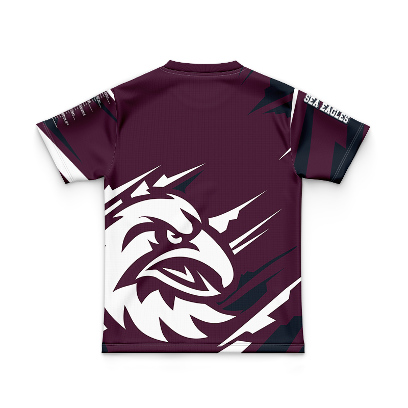 Kid's NRL Manly Warringah Sea Eagles 2024 'FISHFINDER' Jersey