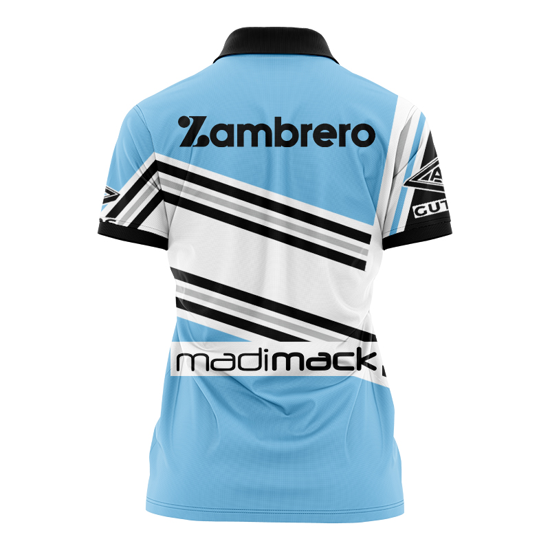 Women's NRL Cronulla-Sutherland Sharks 2024 Heritage Polo Shirt