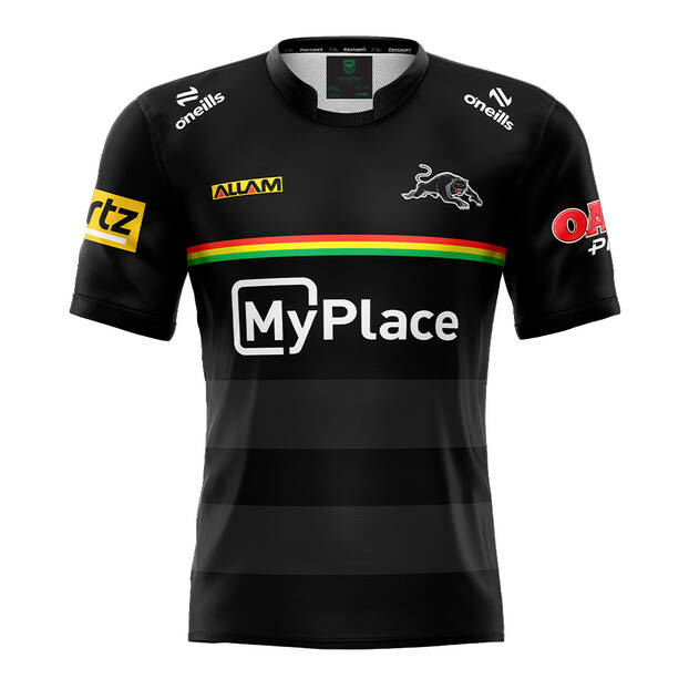 NRL Penrith Panthers 2025 Black Training Jersey