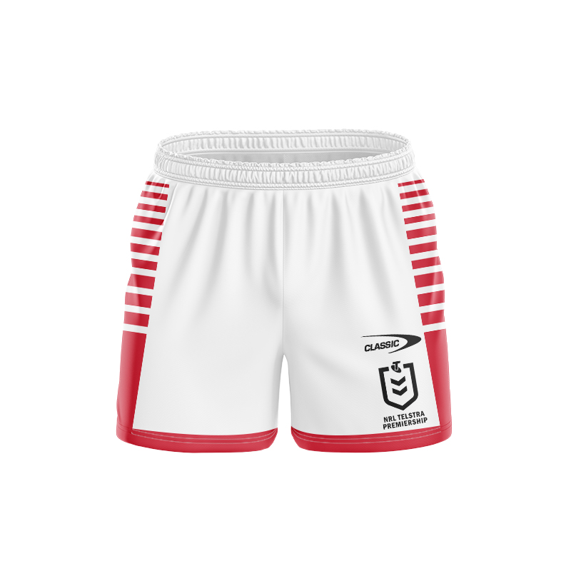 NRL St George Illawarra Dragons 2024 Home Shorts