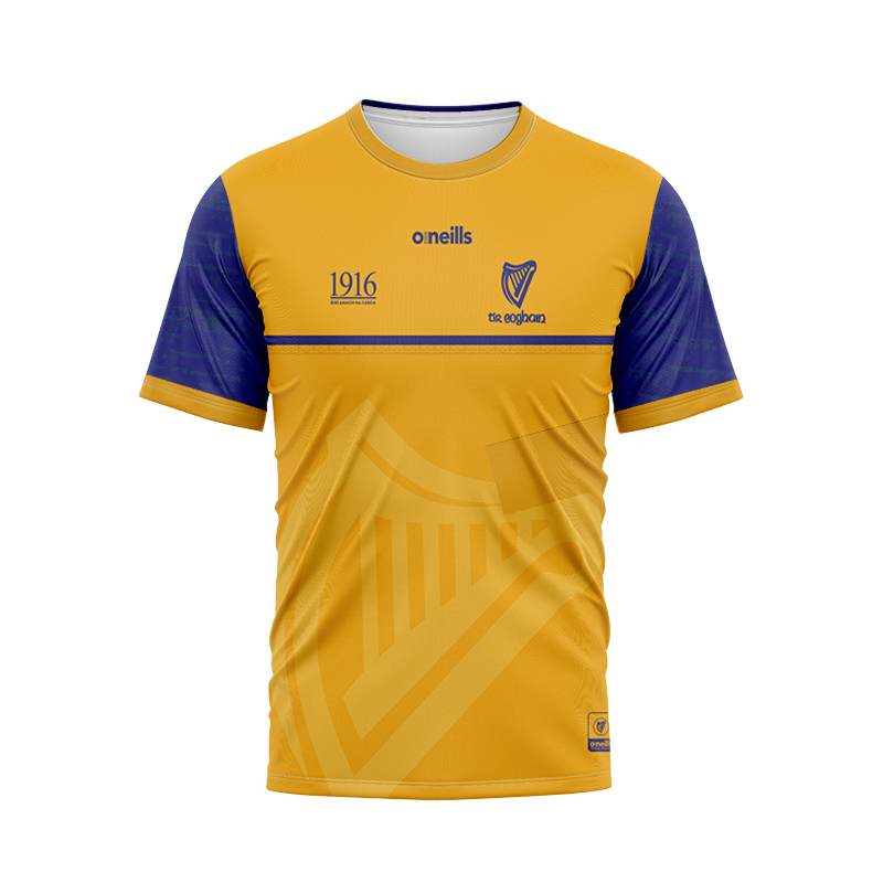 Men's GAA New 1916 Commemoration Player Fit Jersey Yellow Blue