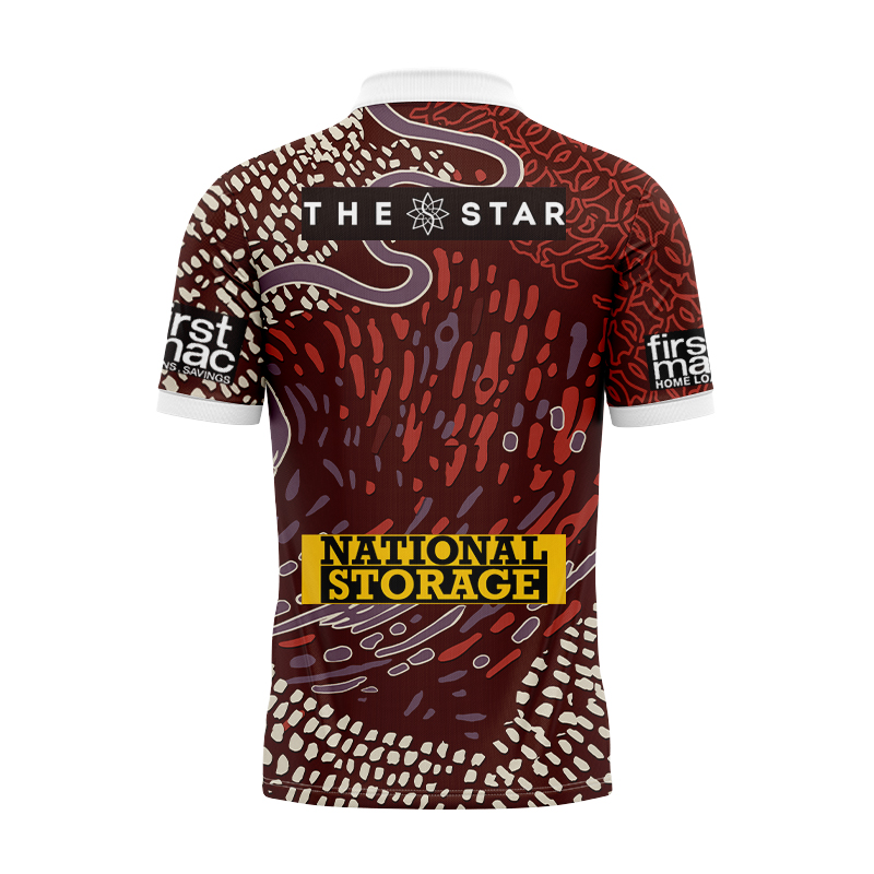 NRL Brisbane Broncos 2024 Indigenous Polo Shirt