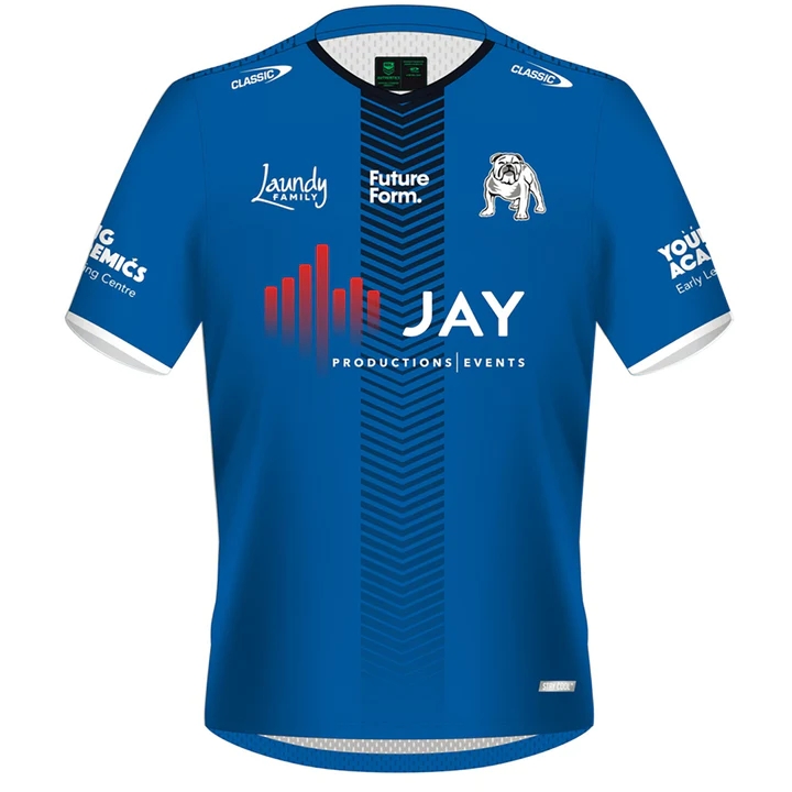 NRL Canterbury-Bankstown Bulldogs 2024 Blue Training Jersey