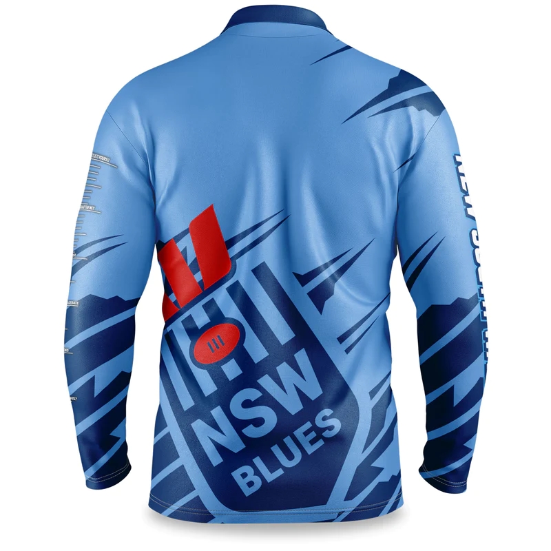 NSW Blues 2024 'FISHFINDER' Fishing Shirt