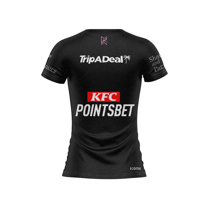 Women's NRL Manly Warringah Sea Eagles 2024 Black Warm Up Jersey