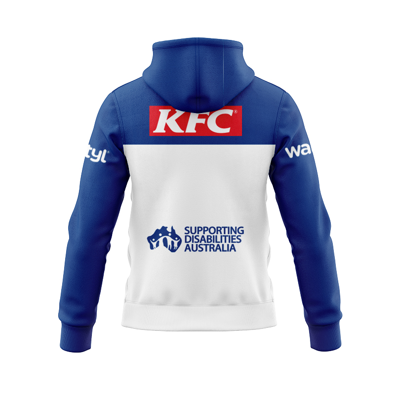NRL Canterbury-Bankstown Bulldogs 2025 Home Zipper Hoodie