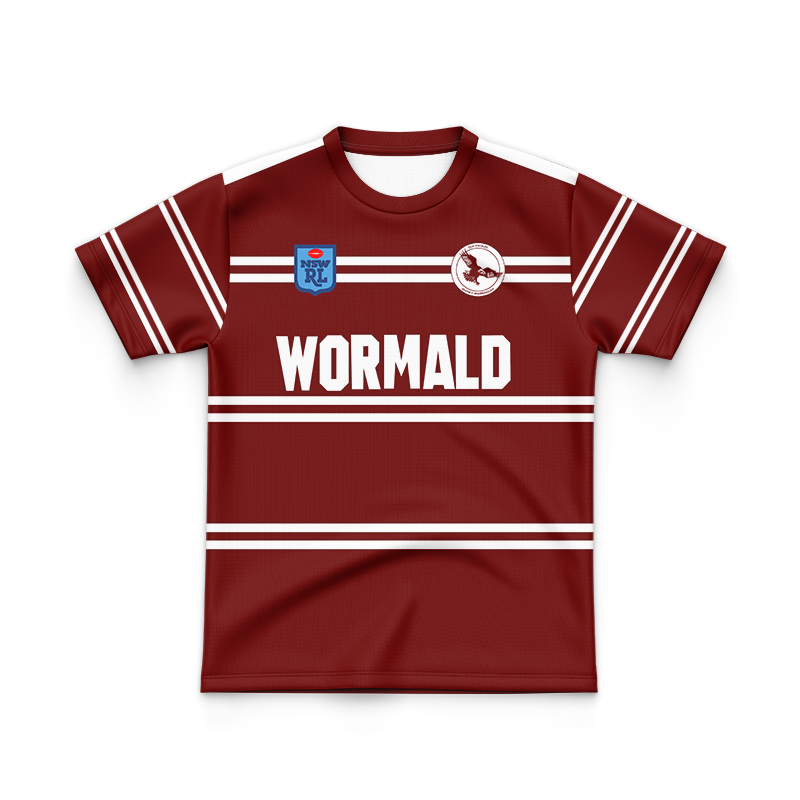 Kid's NRL Manly Warringah Sea Eagles 1987 Retro Jersey