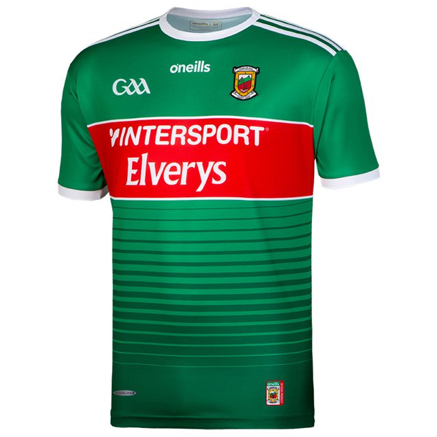 Men's Mayo GAA 2 Stripe Home Jersey