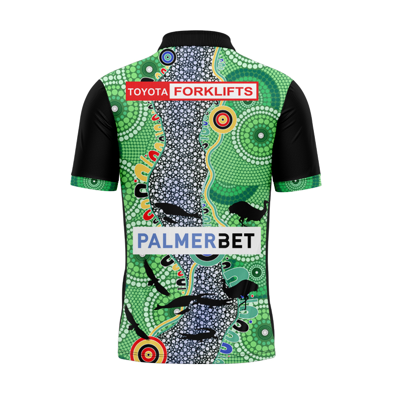 NRL Canberra Raiders 2024 Indigenous Polo Shirt