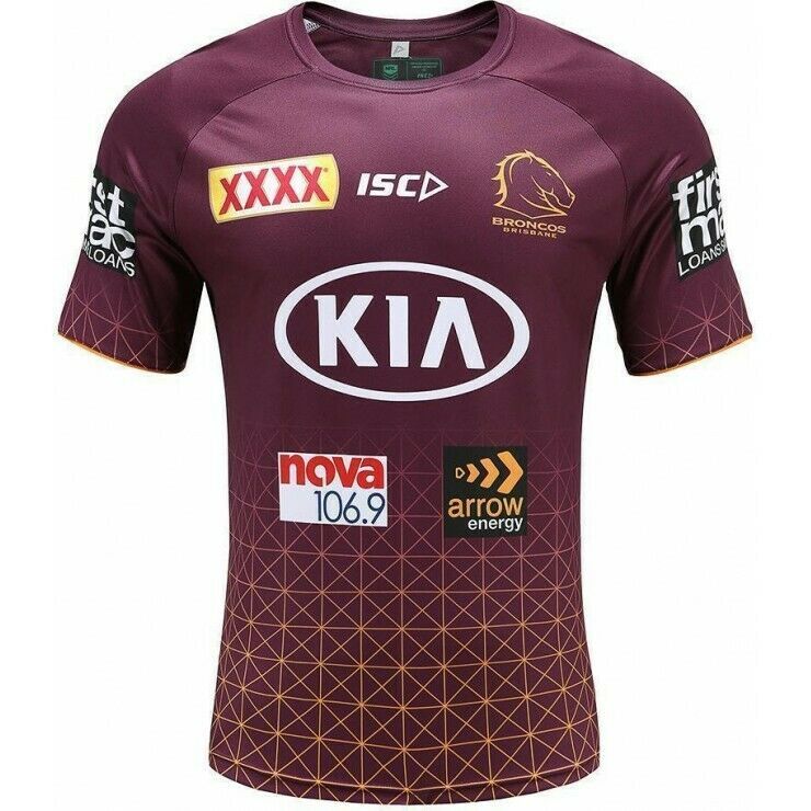 NRL Brisbane Broncos 2024 Players Maroon Jersey