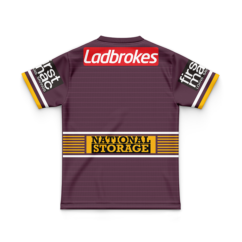 Kid's NRL Brisbane Broncos 2022 Home Jersey