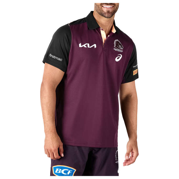 NRL Brisbane Broncos 2024 Training Polo Shirt