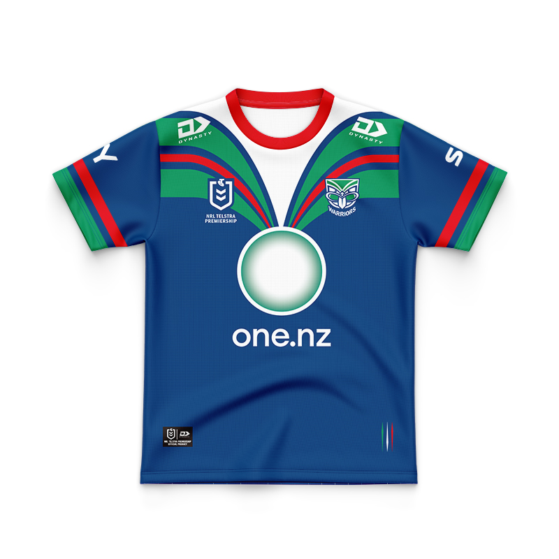 Kid's NRL New Zealand Warriors 2024 Home Jersey
