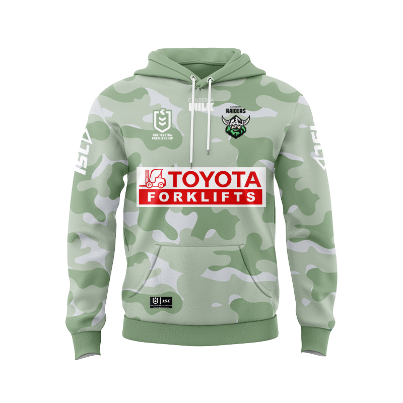 NRL Canberra Raiders 2024 ANZAC Hoodie
