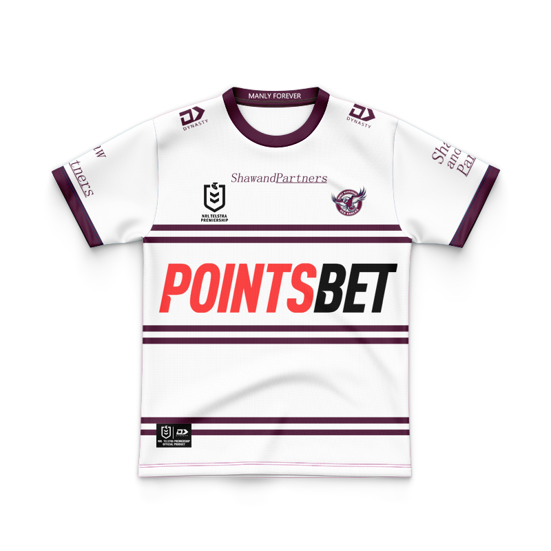 Kid's NRL Manly Warringah Sea Eagles 2023 Away Jersey