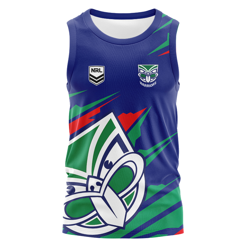 NRL New Zealand Warriors 2024 'FISHFINDER' Singlet