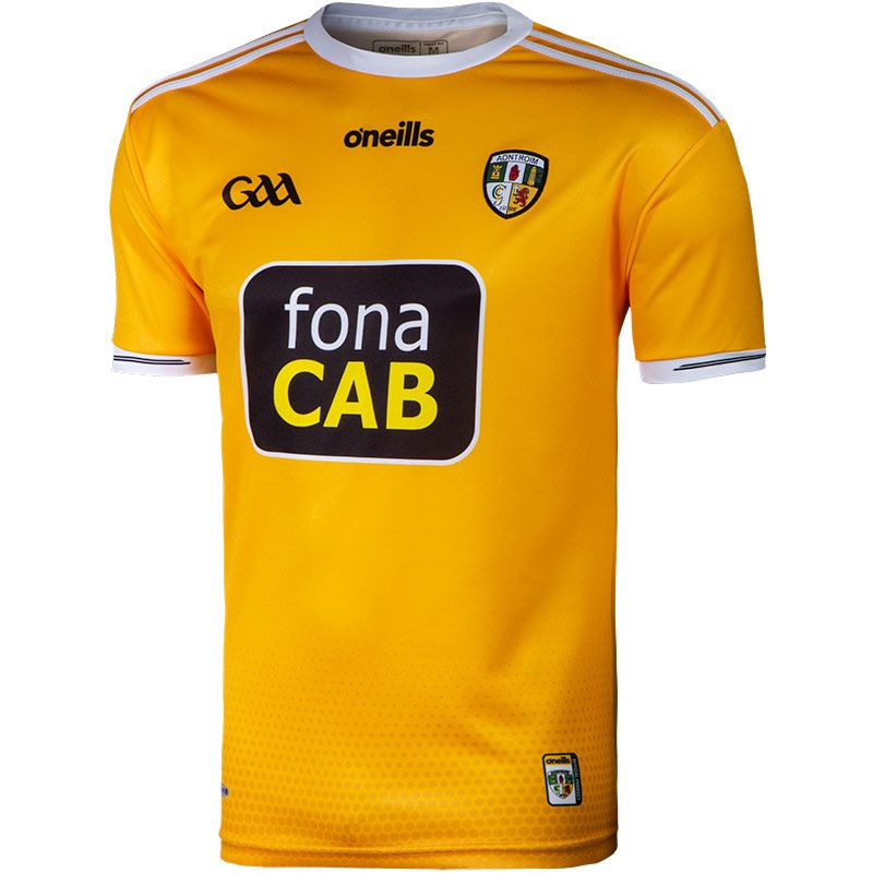 Men's Antrim GAA 2-Stripe 2019 Home Jersey