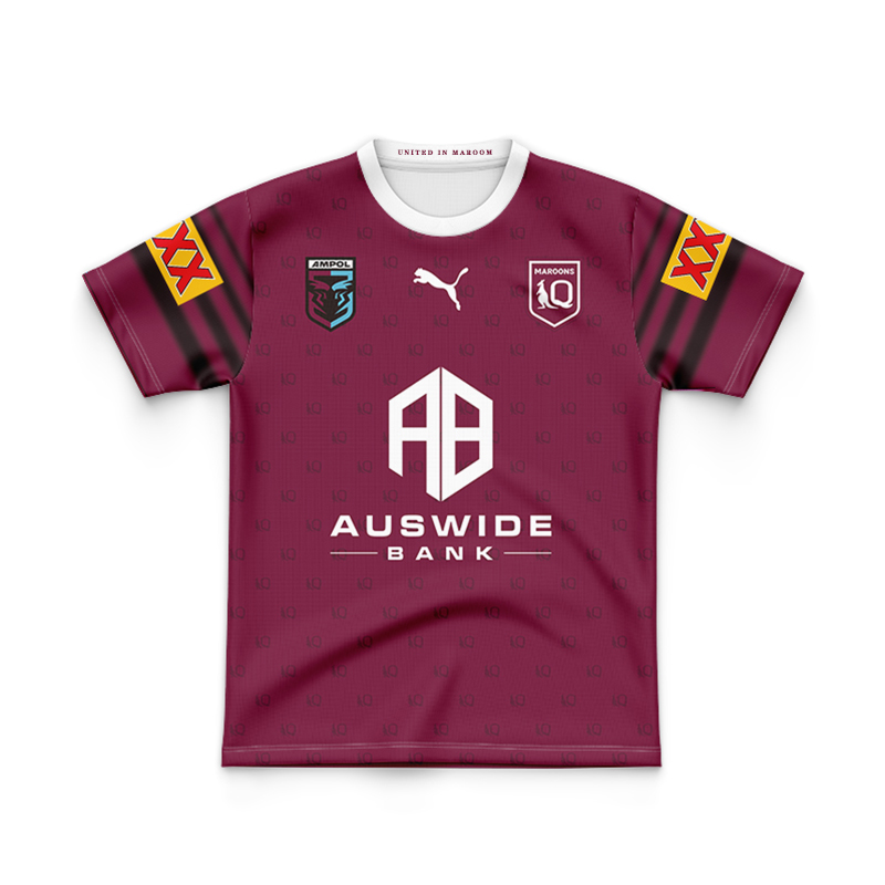 Kid's QLD Maroons 2023 Home Jersey