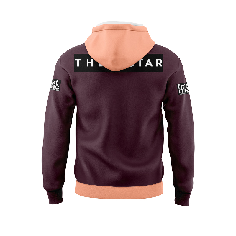 NRL Brisbane Broncos 2024 Sunstone Training Hoodie