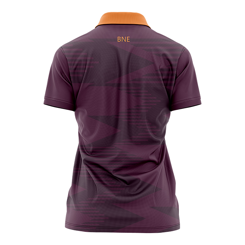 Women's NRL Brisbane Broncos 2024 Run Out Polo Shirt
