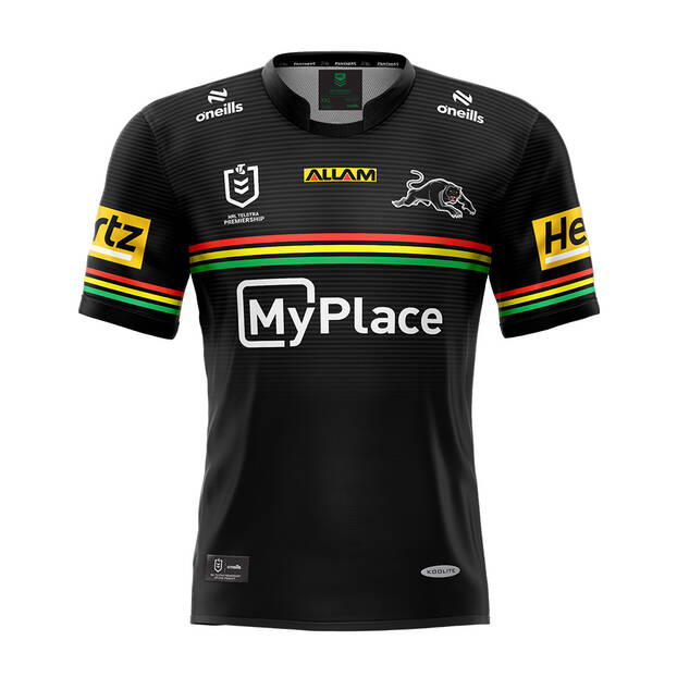 Kid's NRL Penrith Panthers 2025 Home Jersey