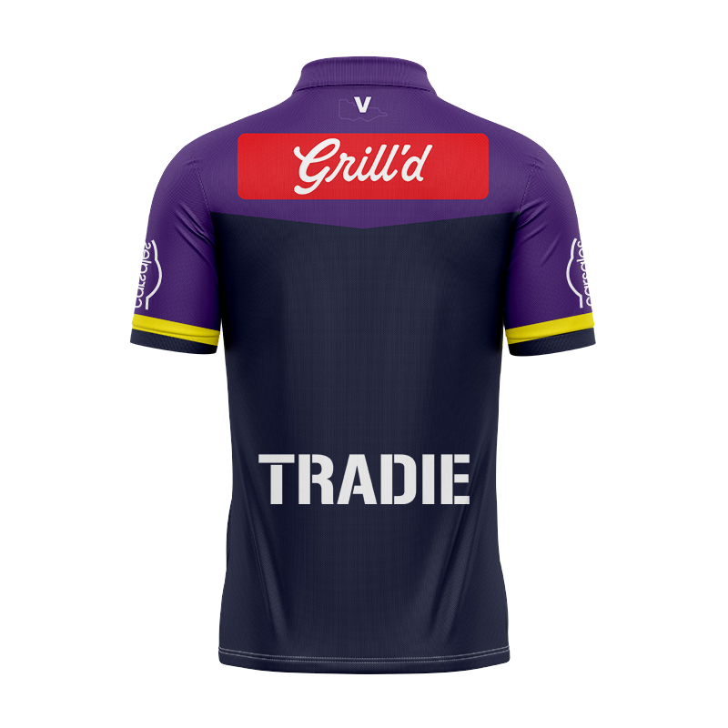 NRL Melbourne Storm 2024 Home Polo Shirt