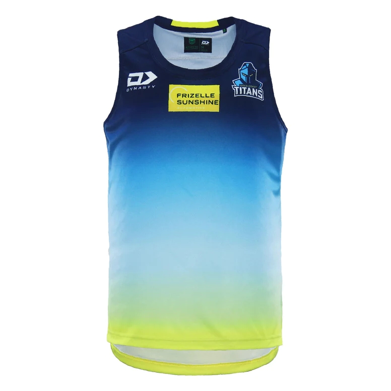 NRL Gold Coast Titans 2024 Coaches Singlet