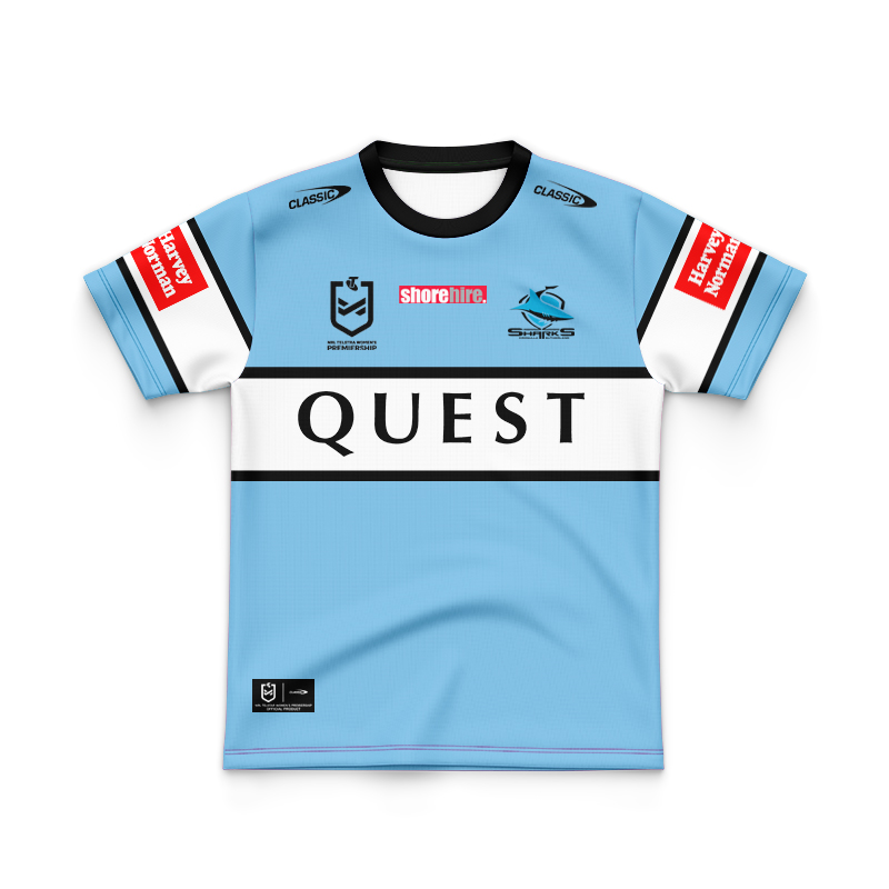 Kid's NRLW Cronulla-Sutherland Sharks 2024 Home Jersey