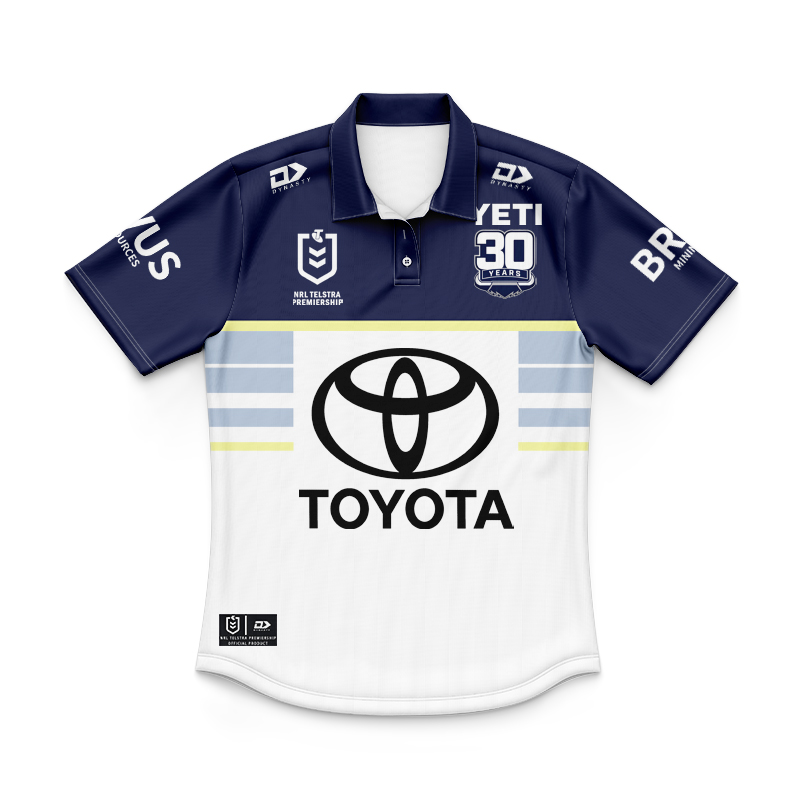 Kid's NRL North Queensland Cowboys 2025 Home Polo Shirt