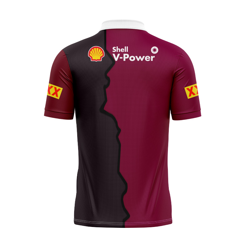 NRL QLD Maroons 2024 Mix Polo Shirt