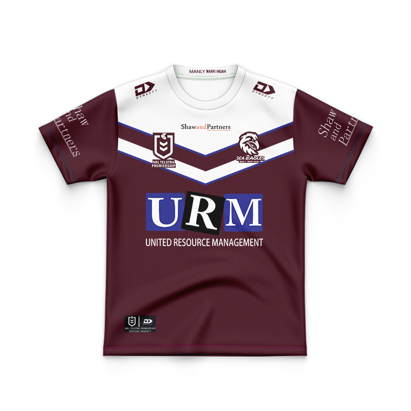 Kid's NRL Manly Warringah Sea Eagles 2024 Community Jersey