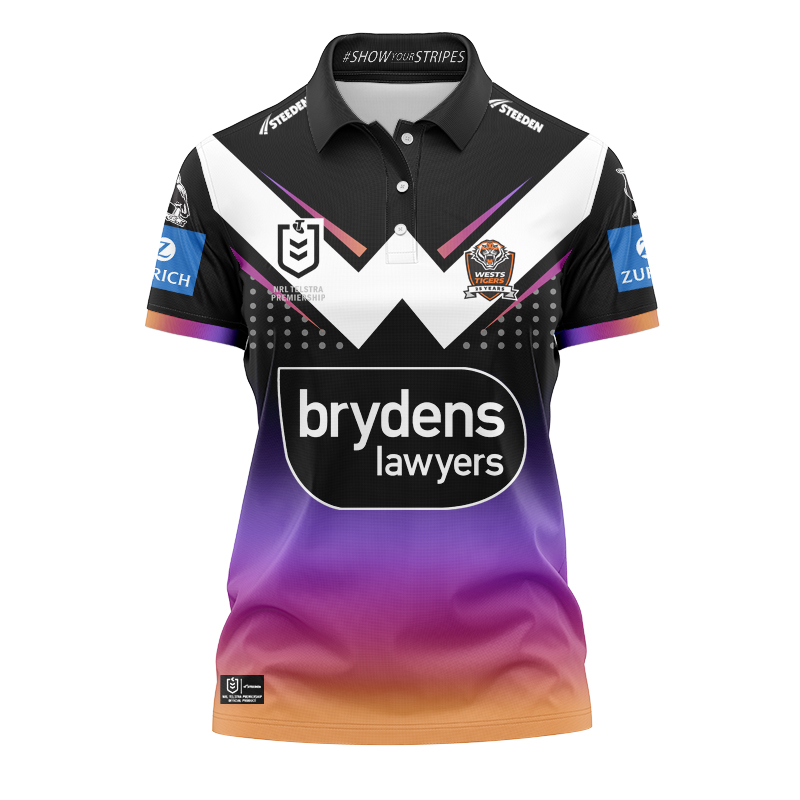 Women's NRLW Wests Tigers 2024 Women in League Polo Shirt