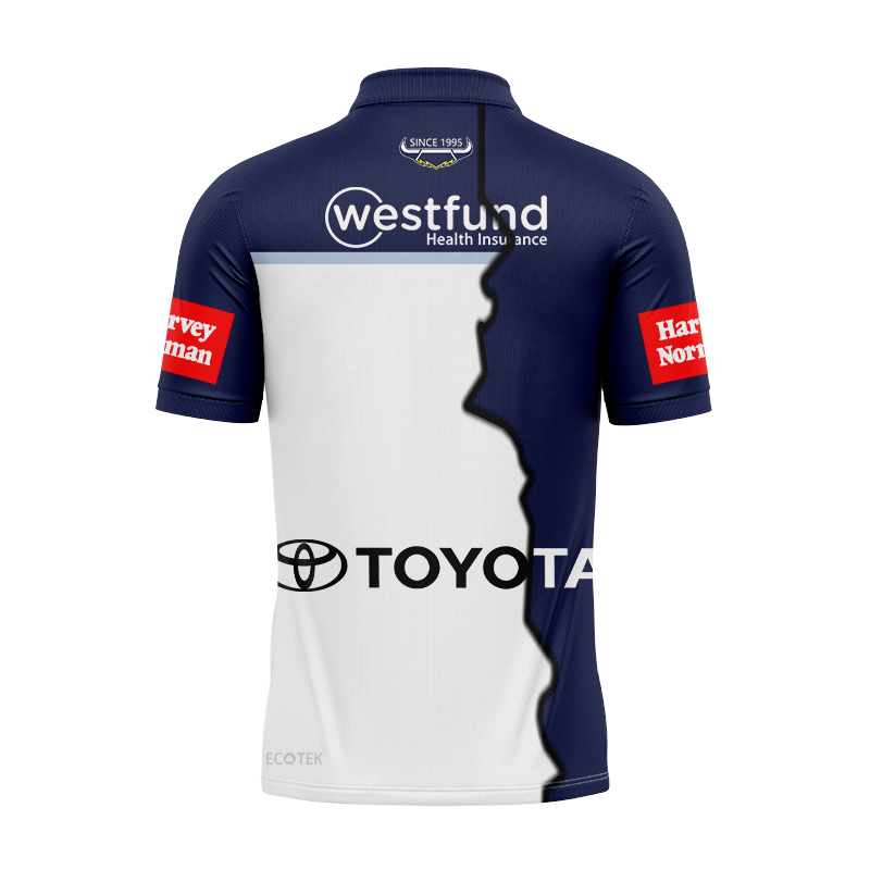 NRLW North Queensland Cowboys 2024 Mix Polo Shirt