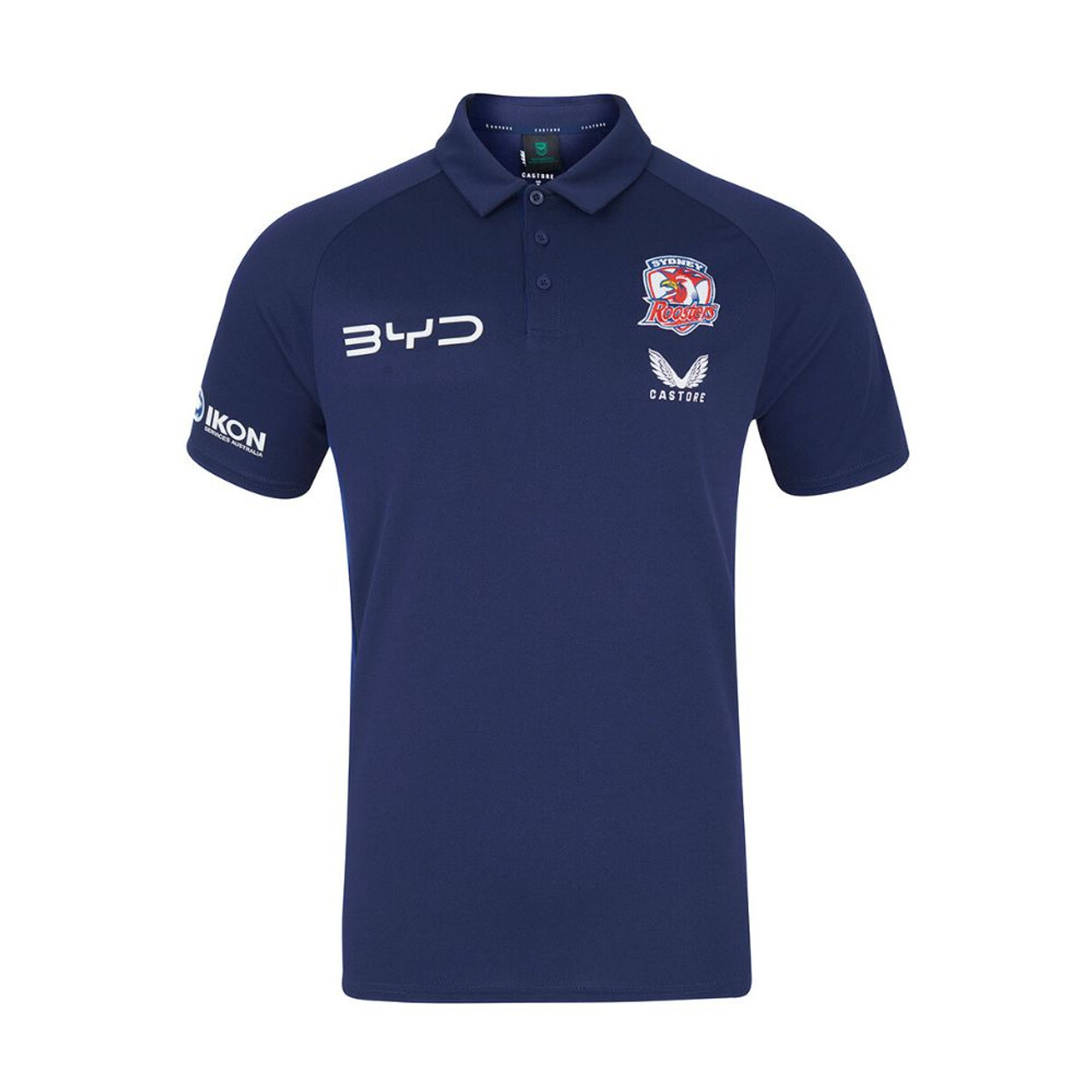NRL Sydney Roosters 2025 Castore Media Polo Shirt