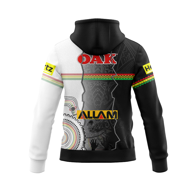 NRL Penrith Panthers 2024 Indigenous Mix Zipper Hoodie