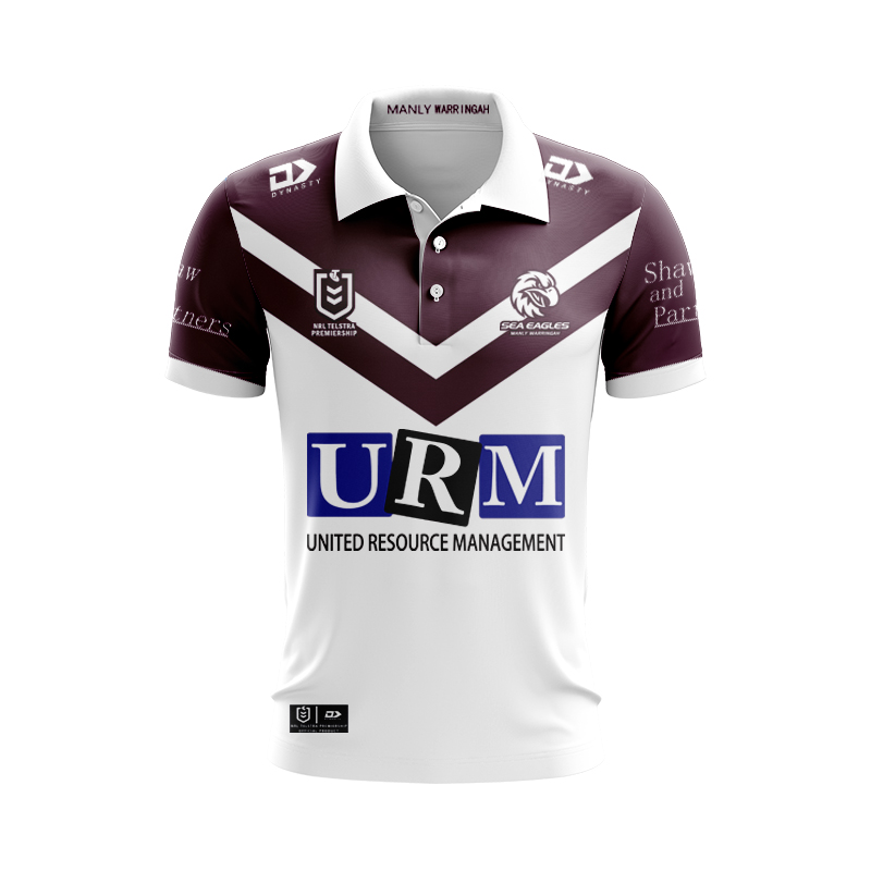 NRL Manly Warringah Sea Eagles 2025 Away Polo Shirt