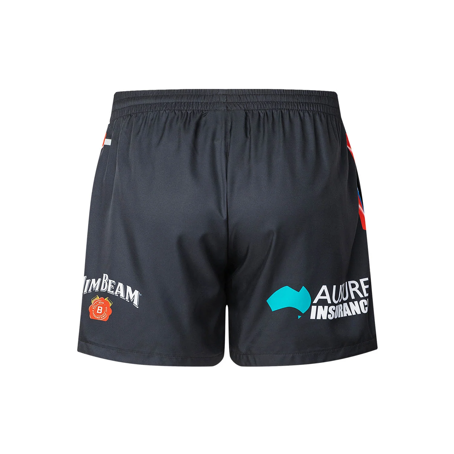 NRL Newcastle Knights 2025 Black Performance Gym Shorts