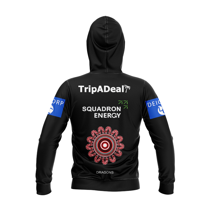 Kid's NRL St George Illawarra Dragons 2024 Indigenous Training Hoodie