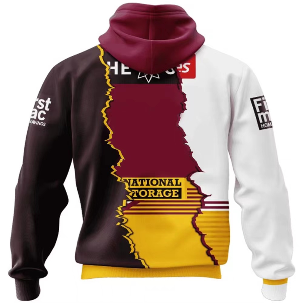 NRL Brisbane Broncos 2024 Mix Hoodie