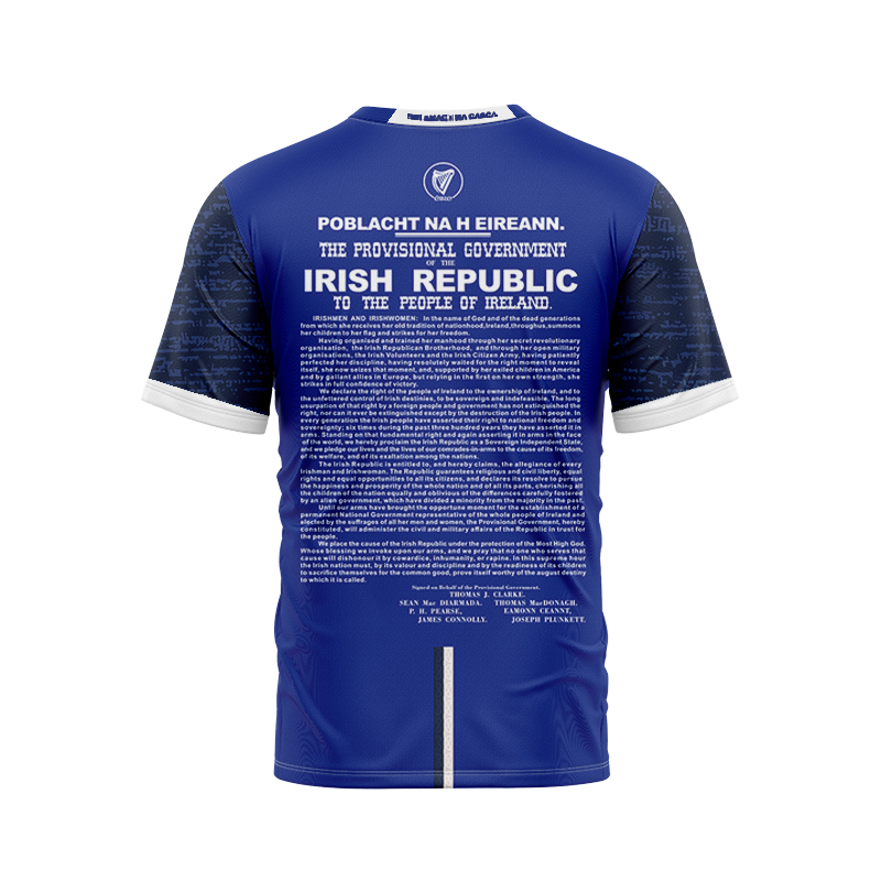Men's GAA New 1916 Commemoration Player Fit Jersey Blue