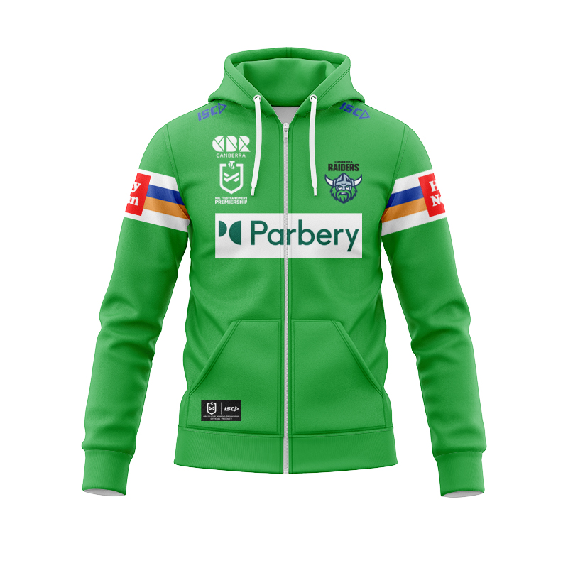 NRLW Canberra Raiders 2024 Home Zipper Hoodie